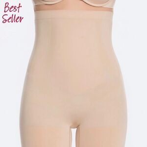 SPANX Oncore High Waist Short in Soft Nude XL New